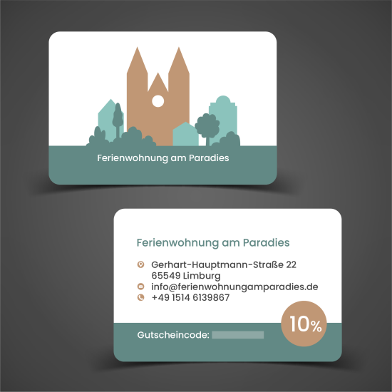 Visitenkarten Ferienhaus Limburg
