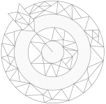 Icon Dartscheibe Pfeil 