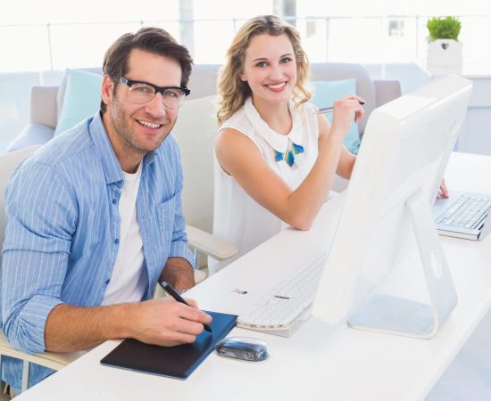 individuelle website mit klarer benutzerführung