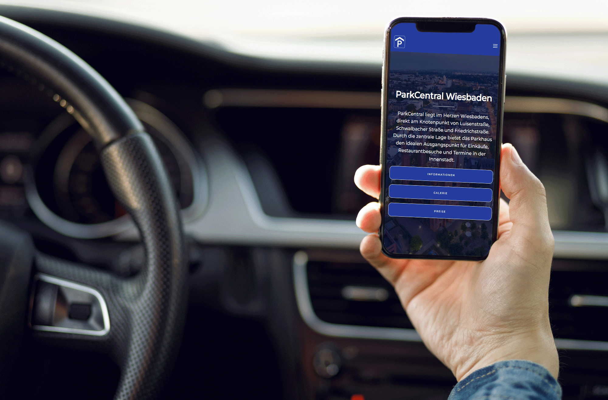 Neue Website Parkcentral Wiesbaden Startseite