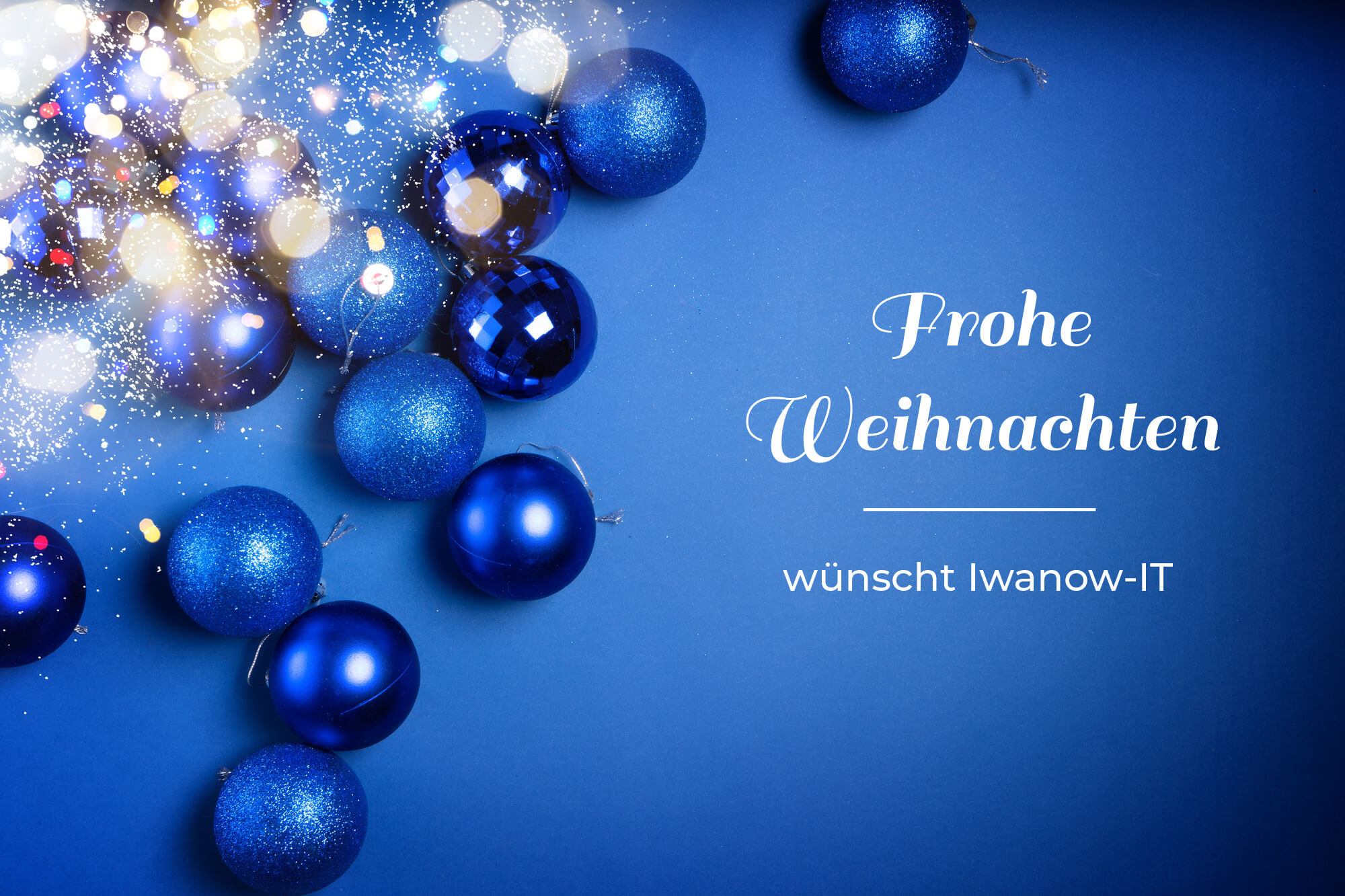 Frohe Weihnachten w&uuml;nscht Iwanow-IT