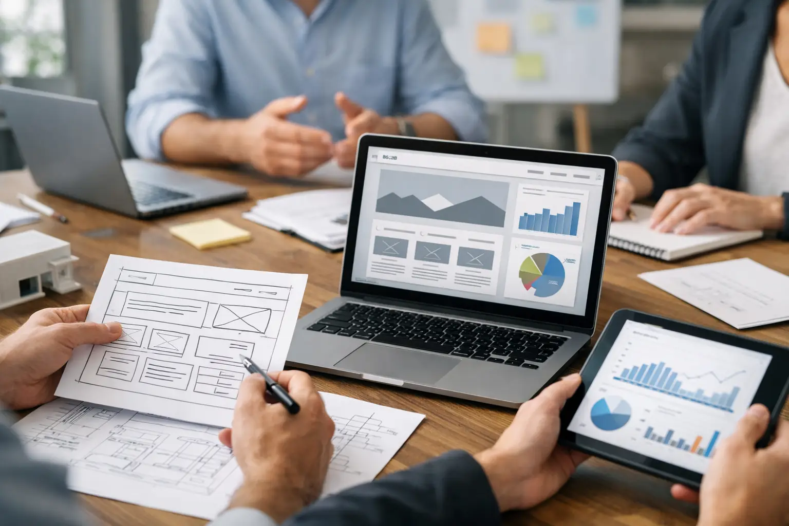 Wichtige Website-Elemente im B2B richtig planen