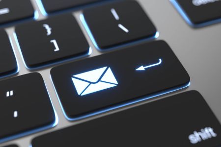 Managed E-Mail Archivierung Tastatur E-Mail senden