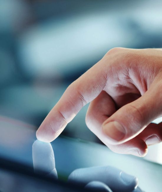 Managed Microsoft 365 Hand Tablet bläulich 