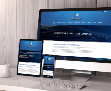Iwanow-IT Webseite Design Responsives Design
