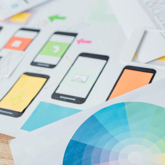 individuelle website mit klarer struktur