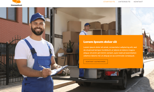 Umzugswebsite Design Wiesbaden