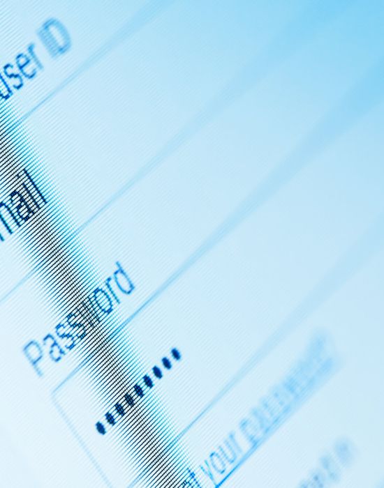 Bildschirm Email Password E-Mail Archivierung